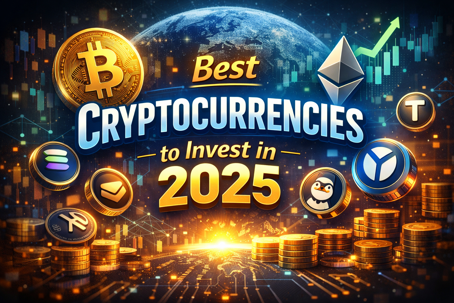 بهترین ارزهای دیجیتال برای سرمایه‌گذاری در سال ۲۰۲۵