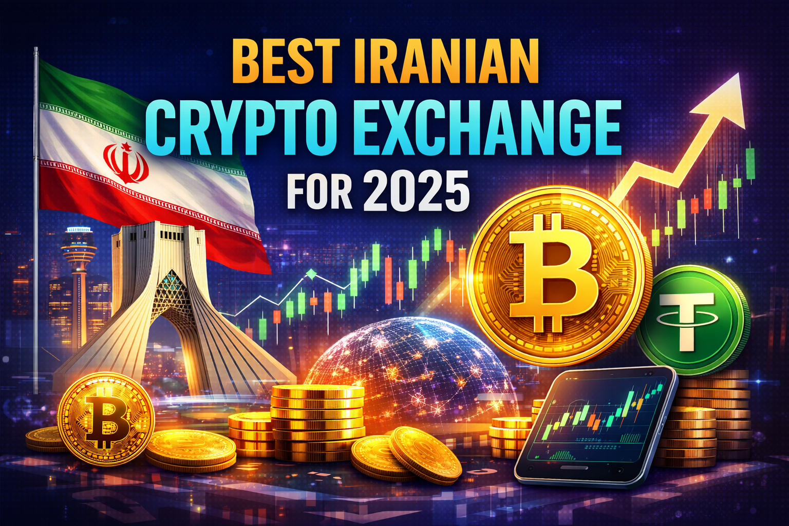 بهترین صرافی ارز دیجیتال برای ایرانیان در سال ۱۴۰۴