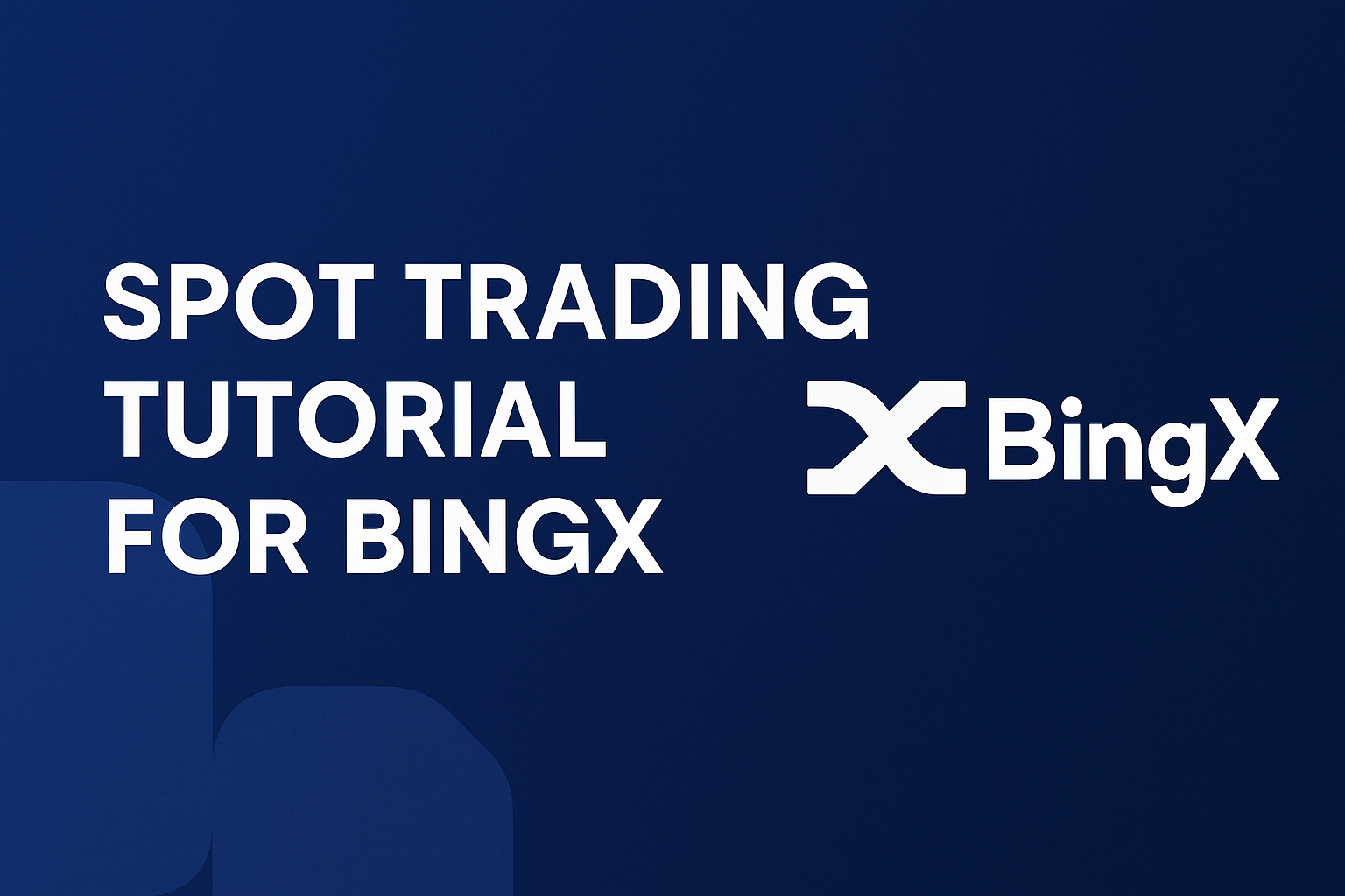 کاور آموزش اسپات بینگ‌ایکس