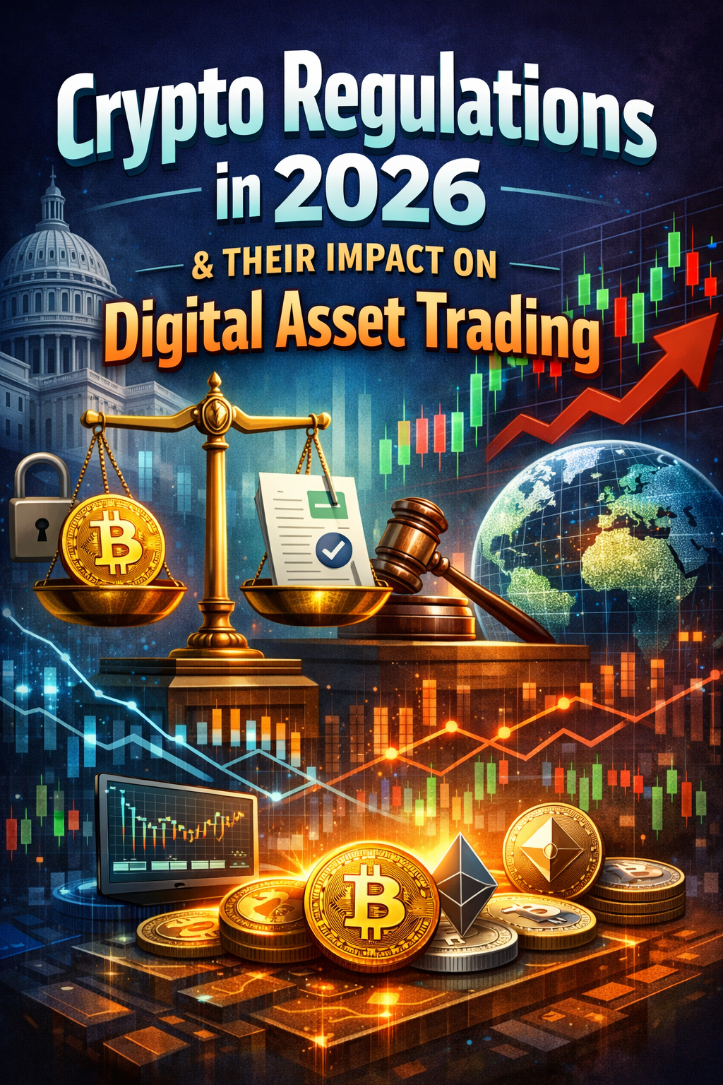 تحلیل تحولات مقررات کریپتو در سال ۲۰۲۶ و اثر آن بر ترید ارزهای دیجیتال