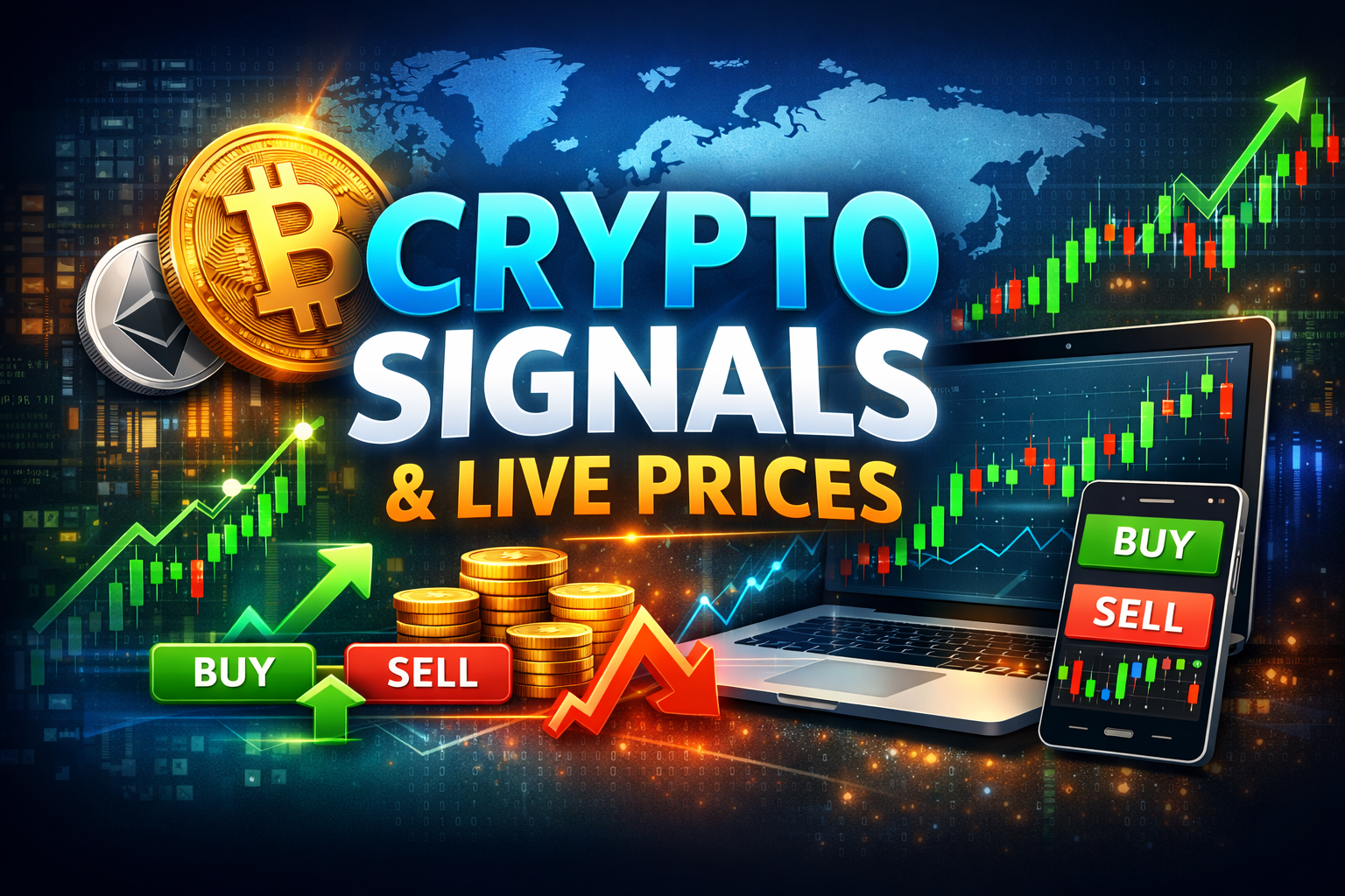 Live Crypto Prices & Crypto Signals - Saeed Feyzian Academy