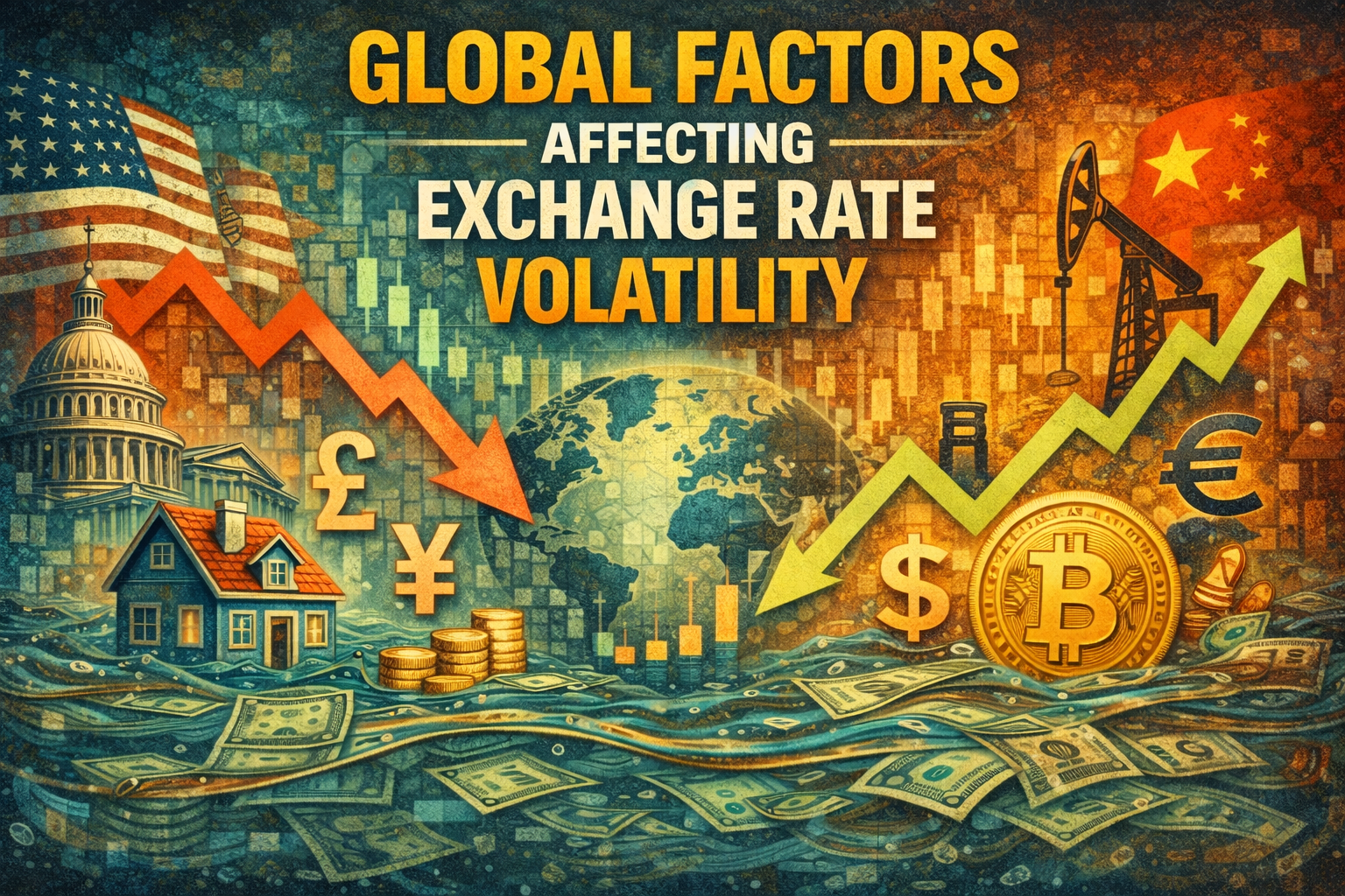 تحلیل عوامل جهانی مؤثر بر نوسان نرخ ارز در بازارهای بین‌المللی