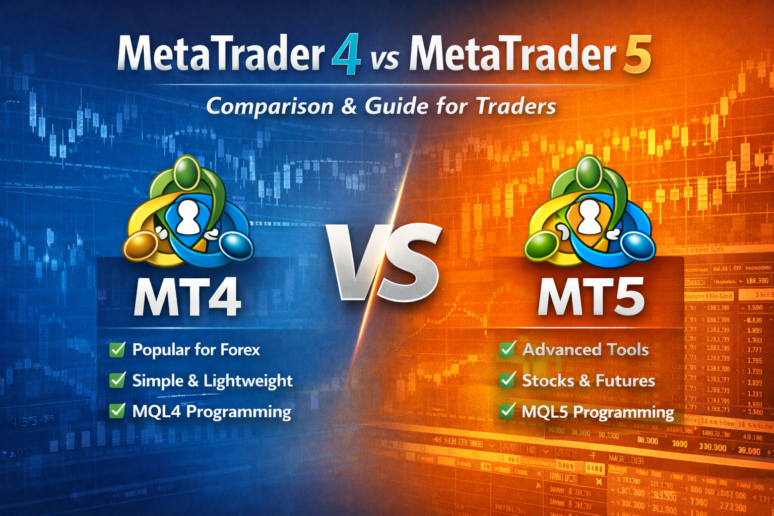 مقایسه متاتریدر ۴ و متاتریدر ۵ برای تریدرها