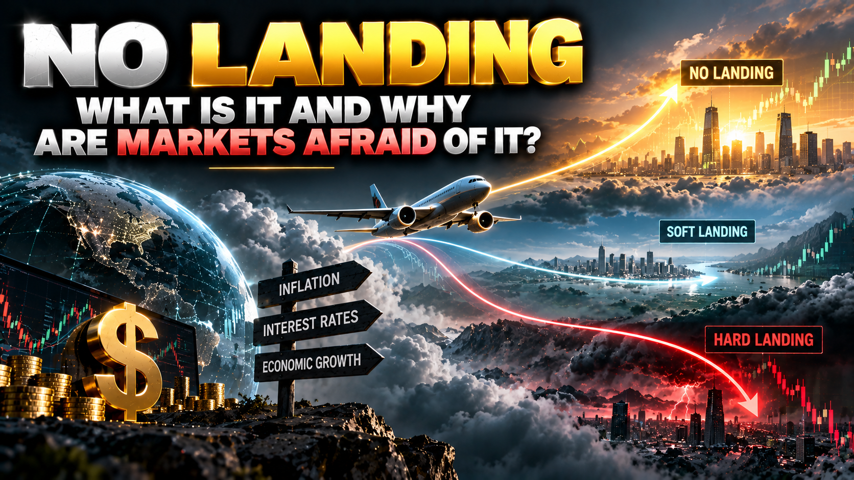 No Landing چیست و چرا بازارها از آن می‌ترسند؟