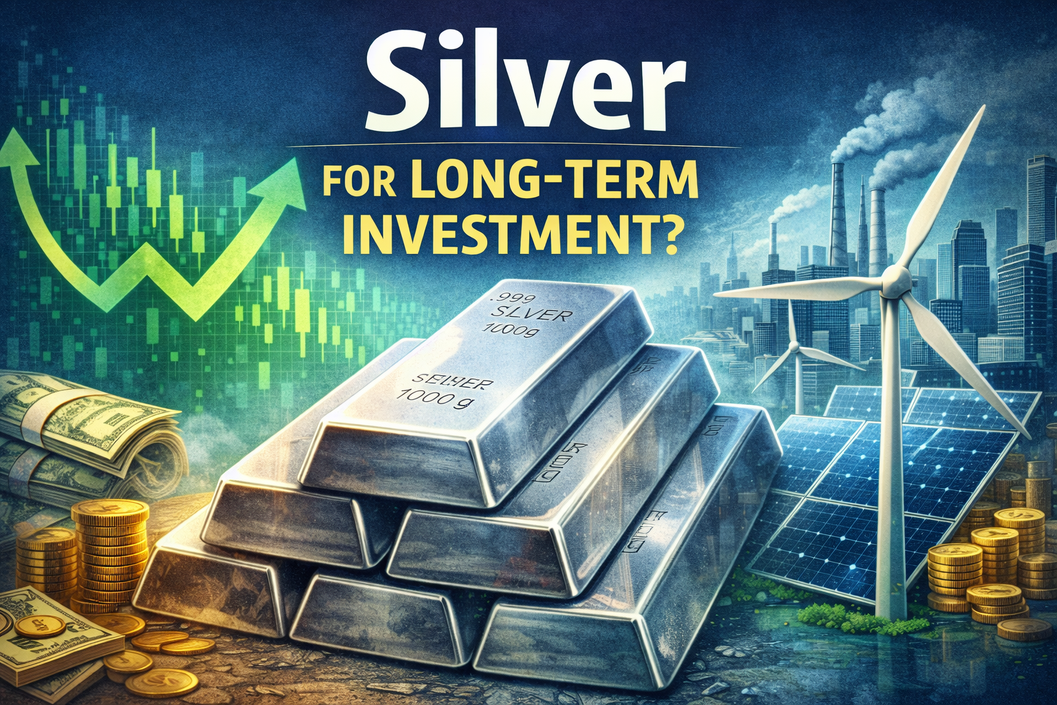 نقره برای سرمایه‌گذاری بلندمدت مناسب است؟