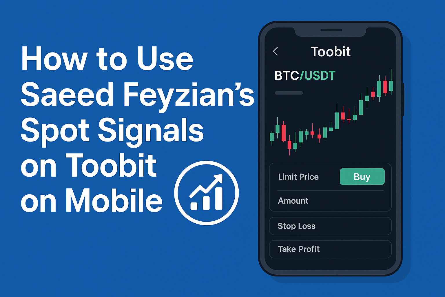 کاور آموزش معاملات اسپات توبیت در موبایل و اجرای سیگنال‌ها