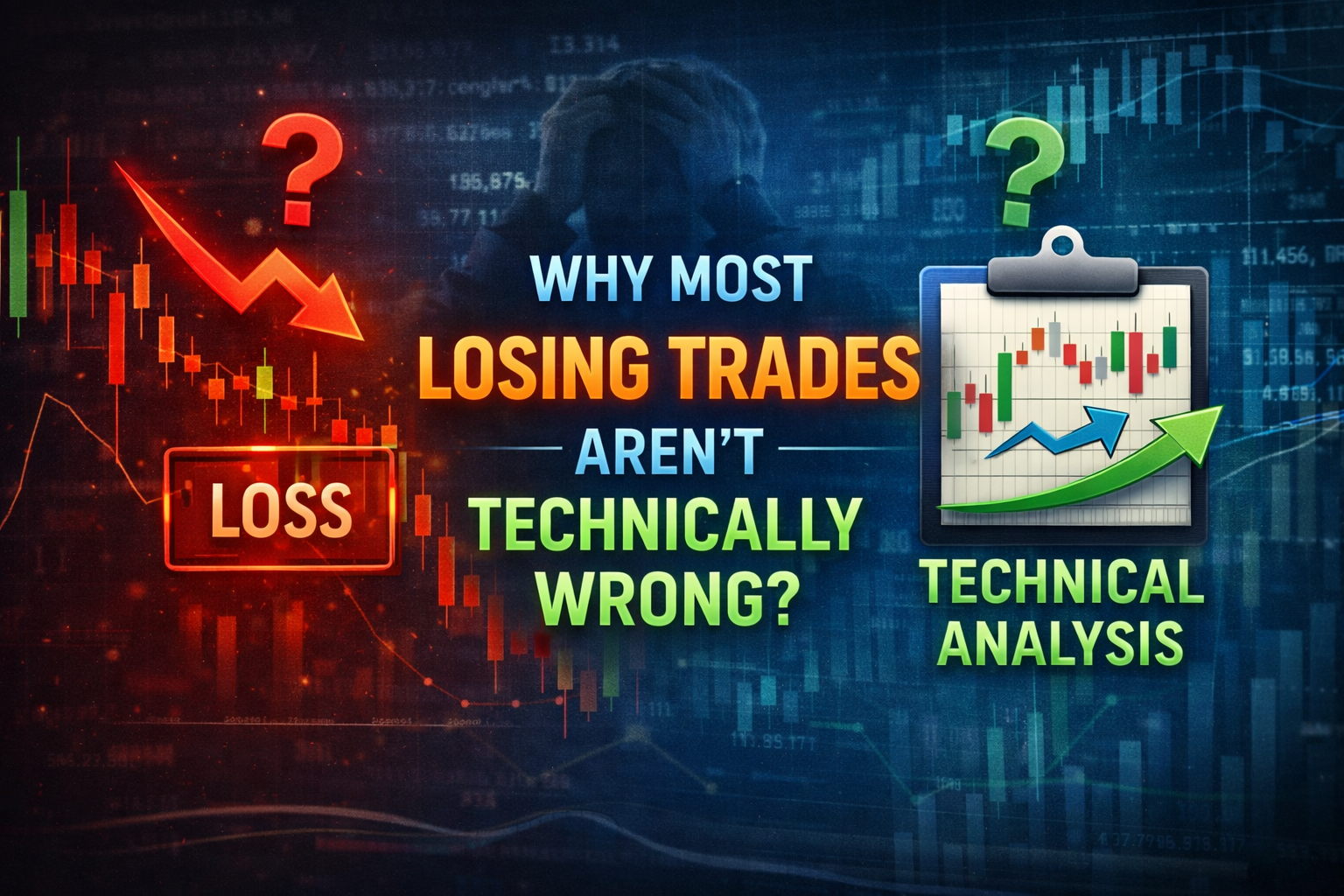 چرا بیشتر معاملات ضررده از نظر تکنیکال اشتباه نیستند