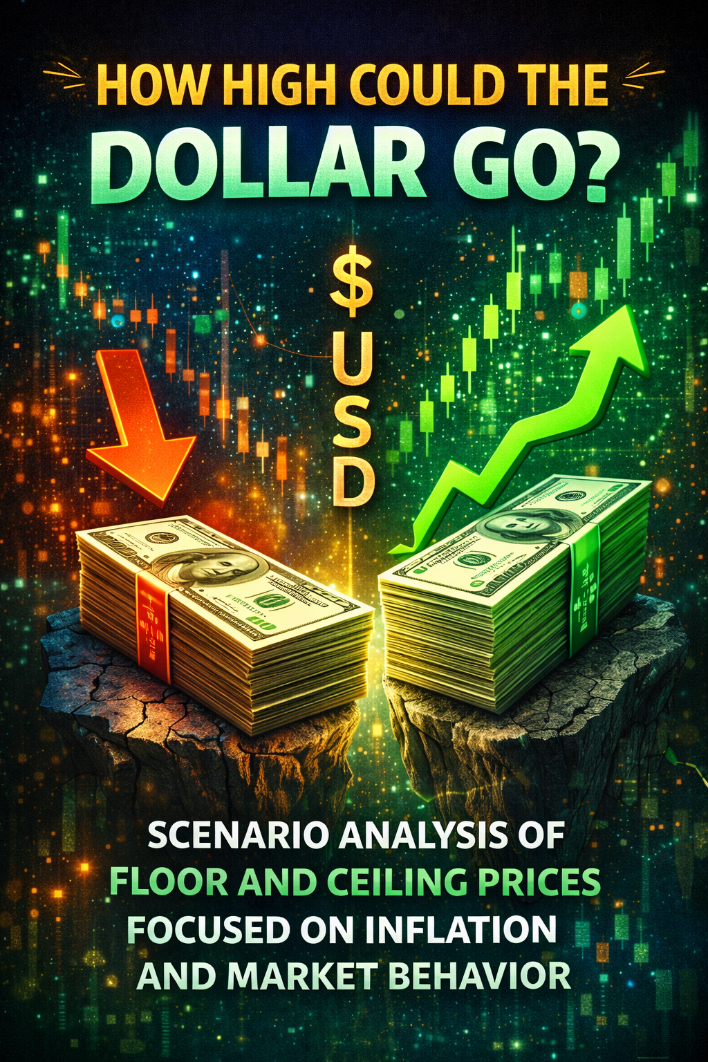 تحلیل سناریویی قیمت دلار، کف و سقف دلار و نقش تورم